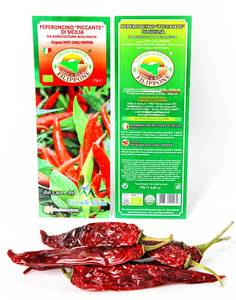  Whole Hot Chili Sicilian Peppers- 25g Product Image