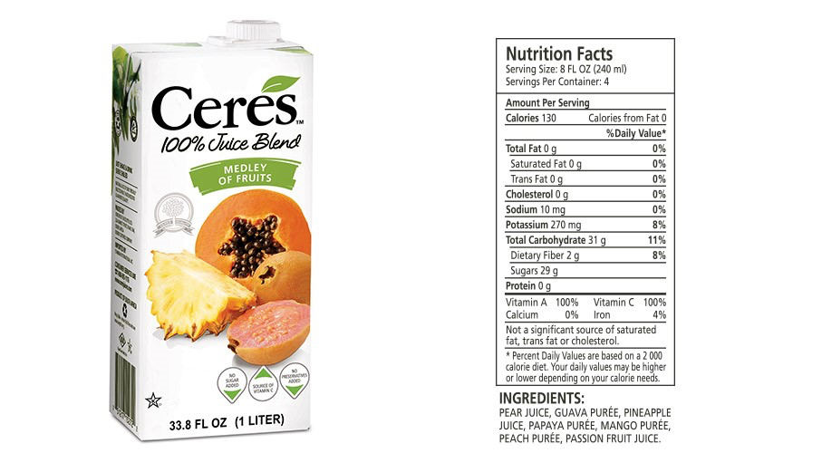 Ceres - Medley of Fruits - 1L