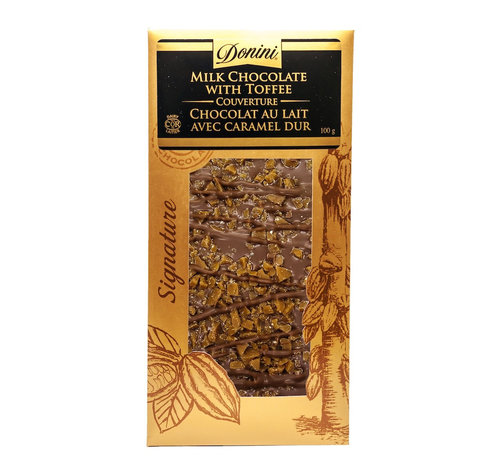 Donini - 100g - Milk Chocolate with Toffee Product Image