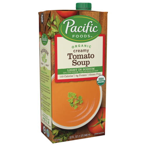 Pacific Foods Organic - Low Sodium Creamy Tomato Soup - 1L Product Image