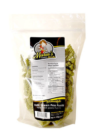 Maria’s Pasta - Fusilli - Green Pea and Kale Product Image