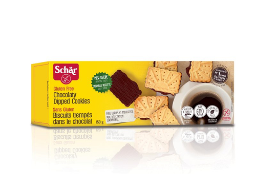 Schar - Gluten Free Chocolaty Dipped Cookies 150g Product Image
