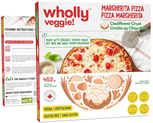 Wholly Veggie - Vegan Margherita Cauliflower Crust Pizza Product Image