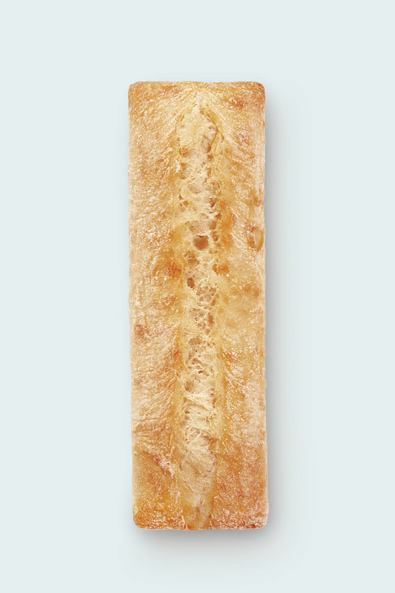 Boulart Ciabatta Demi Baguette Plain