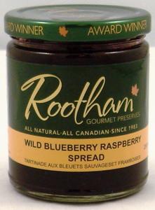 Rootham Wild Blueberry Raspberry Spread