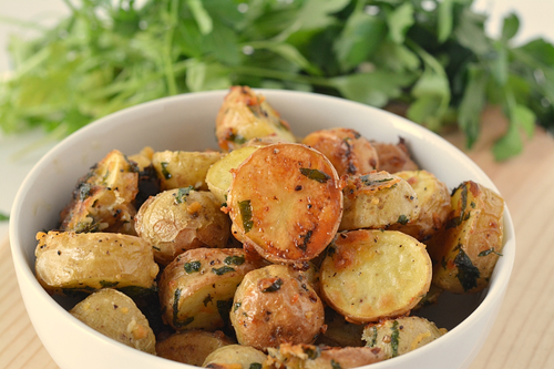 Hot Food- Potatoes- Garli Parsley thumbnail