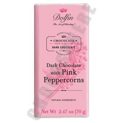 Dolfin - Dark Chocolate with Pink Peppercorn  Product Image