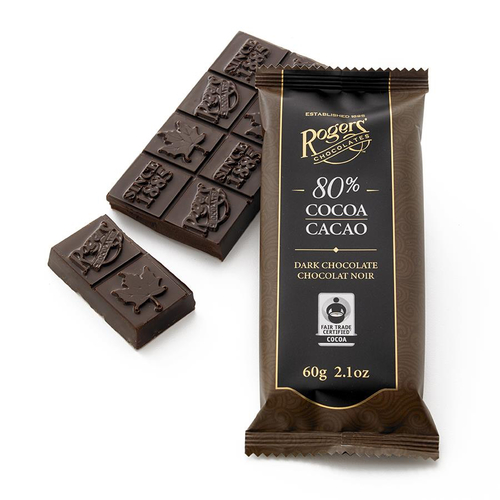 Rogers - 80% Dark Chocolate Bar  Product Image