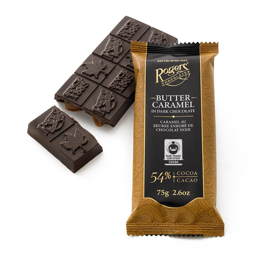 Rogers - Dark Butter Caramel Chocolate Bar