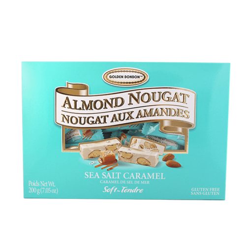 Golden Bonbon - Soft Almond Nougat - Sea Salt - 200g Product Image