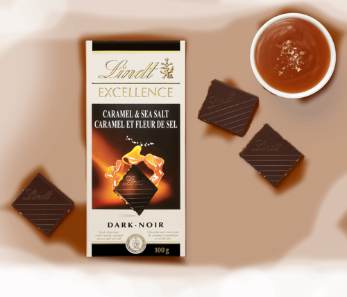 Lindt - Excellence Caramel and Sea Salt  Product Image