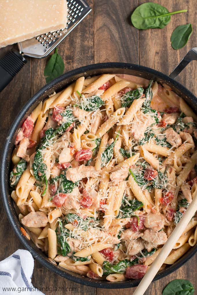 Pasta of the Day - Chicken Florentine
