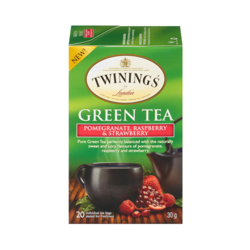 Twinings - Green Tea Pomegranate Raspberry and Strawberry Product Image