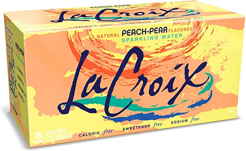 La Croix - Peach Pear Sparkling Water - 8x355ml Product Image