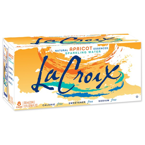 La Croix - Apricot Sparkling Water - 8x355ml Product Image