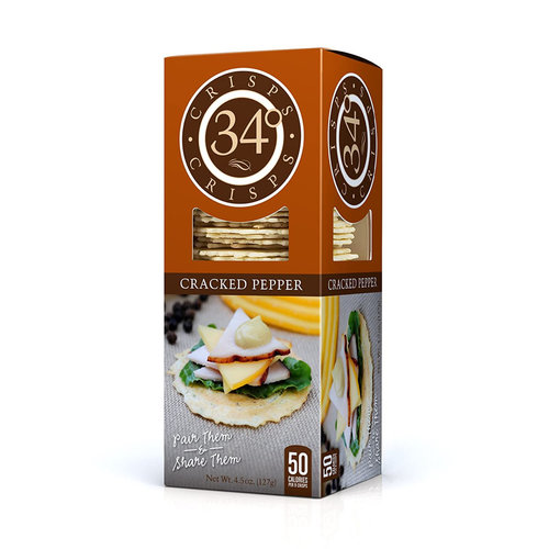 34 Degrees - Crispbread 34” - Pepper Product Image