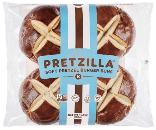 Pretzilla - Bretzel 12oz Burger Buns Product Image