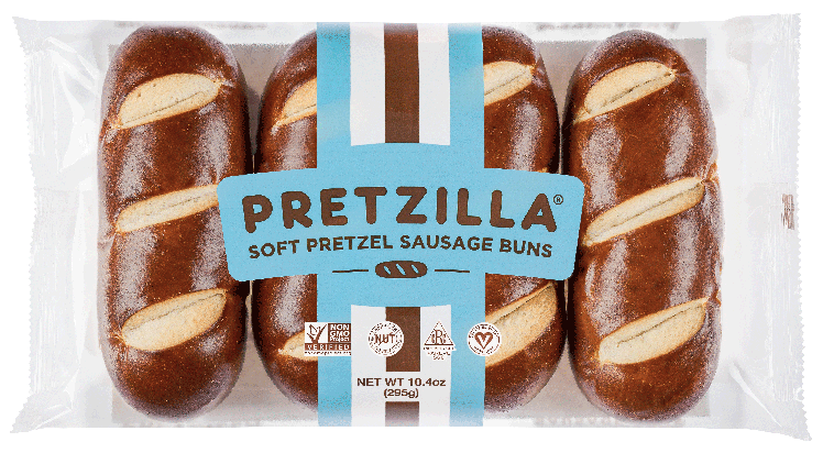Pretzilla - Bretzel Sausage Buns