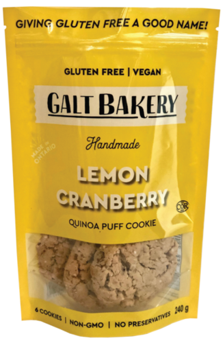 Galt Bakery - Quinoa Puff - Lemon Cranberry  Product Image