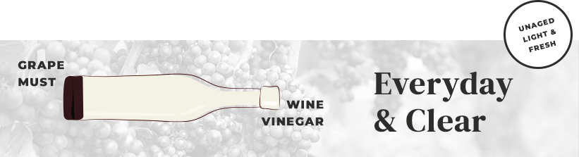 Everyday & clear balsamic graphic - grape must vs. wine vinegar.