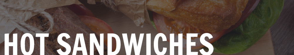 Hot Sandwiches Catering Banner